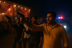 चंदौली में BDC सदस्य की हर्ष फायरिंग का वीडियो वायरल, पुलिस हरकत में